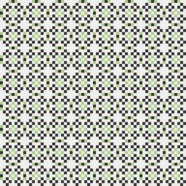 Soyut çapraz desenli üretken hesaplama sanatı çizimi