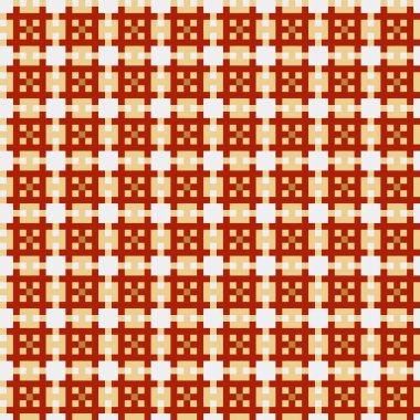 Soyut çapraz desenli üretken hesaplama sanatı çizimi