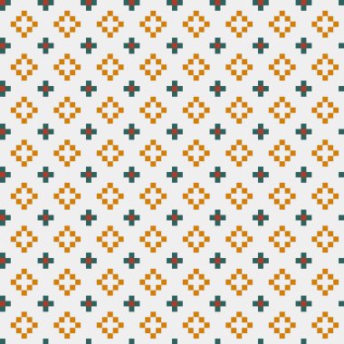 Soyut çapraz desenli üretken hesaplama sanatı çizimi