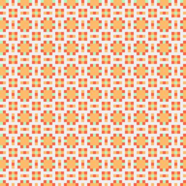 Soyut çapraz desenli üretken hesaplama sanatı çizimi