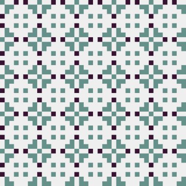 Soyut çapraz desenli üretken hesaplama sanatı çizimi