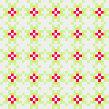 Soyut çapraz desenli üretken hesaplama sanatı çizimi