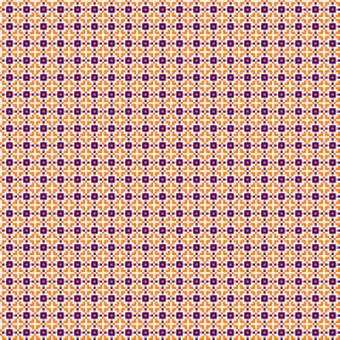 Soyut çapraz desenli üretken hesaplama sanatı çizimi