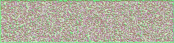 Edward Zajec 'in 1971' deki Il Cubo 'sunun uygulanması. Esasen 8 taştan oluşan bir Truchet fayans seti ve yerleştirme sanatı illüstrasyonu için kurallar