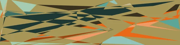 Geometrische Abstractie Generatieve Kunst Achtergrond Kunst Illustratie — Stockvector