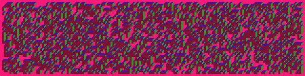 Edward Zajec 'in 1971' deki Il Cubo 'sunun uygulanması. Esasen 8 taştan oluşan bir Truchet fayans seti ve yerleştirme sanatı illüstrasyonu için kurallar