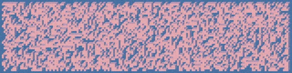 Edward Zajec 'in 1971' deki Il Cubo 'sunun uygulanması. Esasen 8 taştan oluşan bir Truchet fayans seti ve yerleştirme sanatı illüstrasyonu için kurallar