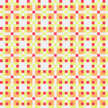 Soyut çapraz desenli üretken hesaplama sanatı çizimi