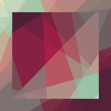 Soyut hesaplama rengi Polygones arkaplan çizimi