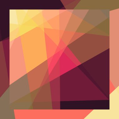 Soyut hesaplama rengi Polygones arkaplan çizimi