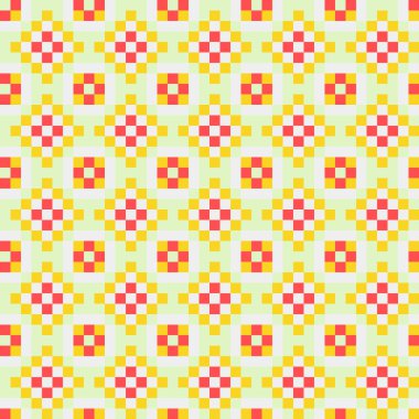 Soyut çapraz desenli üretken hesaplama sanatı çizimi