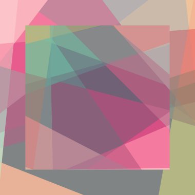 Soyut hesaplama rengi Polygones arkaplan çizimi