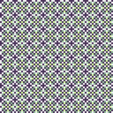 Soyut çapraz desenli üretken hesaplama sanatı çizimi