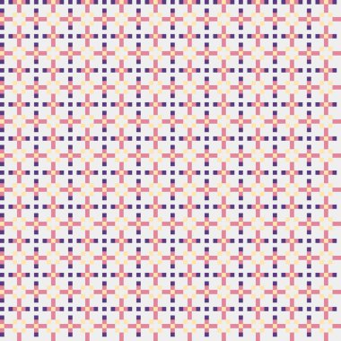 Soyut çapraz desenli üretken hesaplama sanatı çizimi