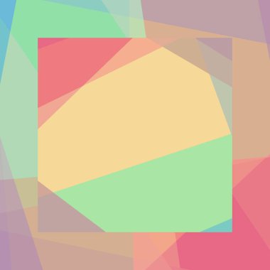 Soyut hesaplama rengi Polygones arkaplan çizimi