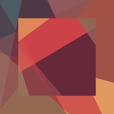 Soyut hesaplama rengi Polygones arkaplan çizimi