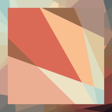 Soyut hesaplama rengi Polygones arkaplan çizimi