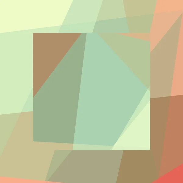 Absztrakt Számítási Szín Polygones Háttér Illusztráció — Stock Vector