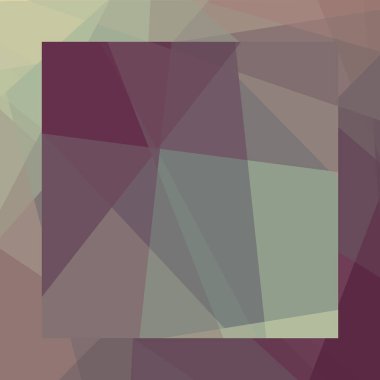 Soyut hesaplama rengi Polygones arkaplan çizimi