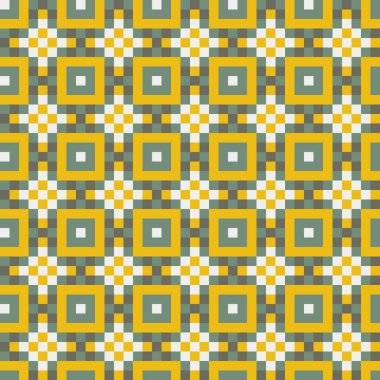 Soyut çapraz desenli üretken hesaplama sanatı çizimi