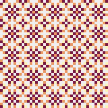 Soyut çapraz desenli üretken hesaplama sanatı çizimi