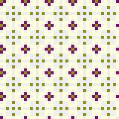 Soyut çapraz desenli üretken hesaplama sanatı çizimi