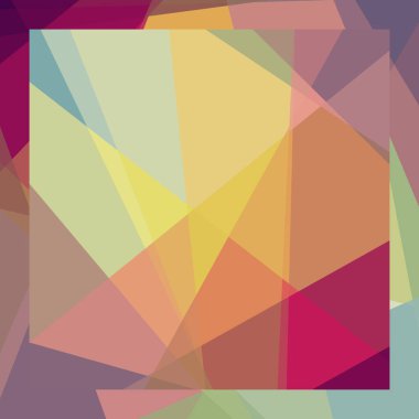 Soyut hesaplama rengi Polygones arkaplan çizimi