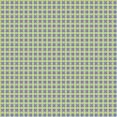 Soyut çapraz desenli üretken hesaplama sanatı çizimi