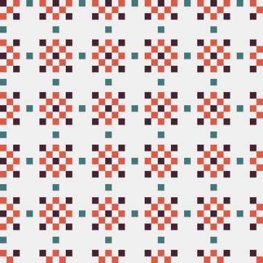 Soyut çapraz desenli üretken hesaplama sanatı çizimi