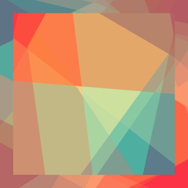 Soyut hesaplama rengi Polygones arkaplan çizimi