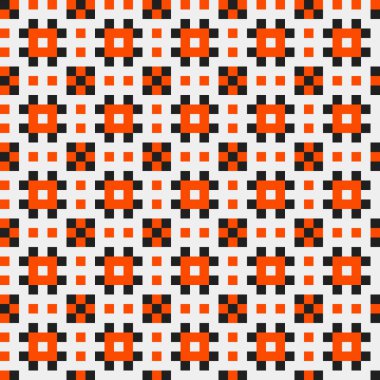 Soyut çapraz desenli üretken hesaplama sanatı çizimi