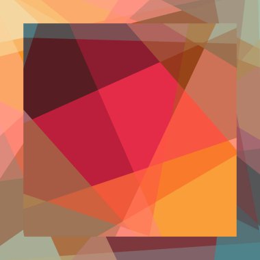 Soyut hesaplama rengi Polygones arkaplan çizimi