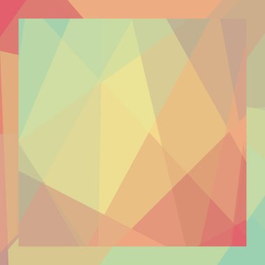 Soyut hesaplama rengi Polygones arkaplan çizimi