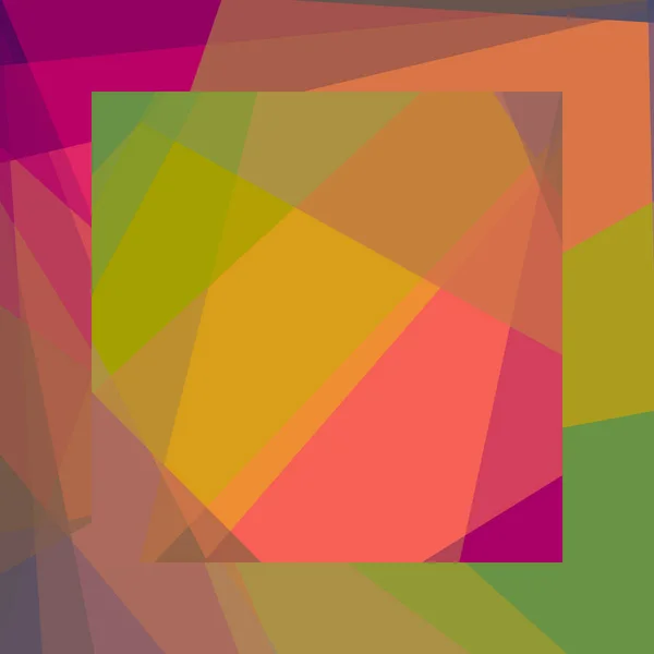 Couleur Calcul Abstraite Illustration Fond Polygonale — Image vectorielle