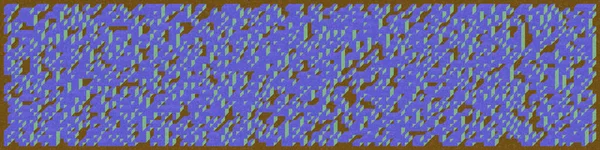 Edward Zajec 'in 1971' deki Il Cubo 'sunun uygulanması. Esasen 8 taştan oluşan bir Truchet fayans seti ve yerleştirme sanatı illüstrasyonu için kurallar