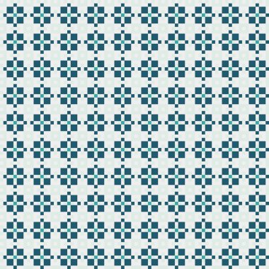 Soyut çapraz desenli üretken hesaplama sanatı çizimi