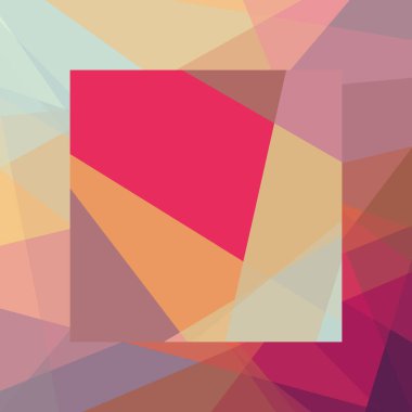 Soyut hesaplama rengi Polygones arkaplan çizimi