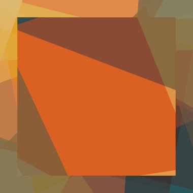 Soyut hesaplama rengi Polygones arkaplan çizimi