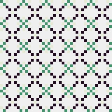 Soyut çapraz desenli üretken hesaplama sanatı çizimi