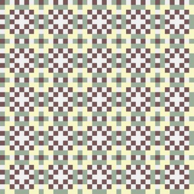 Soyut çapraz desenli üretken hesaplama sanatı çizimi