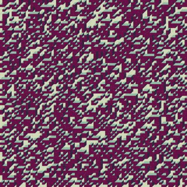 Edward Zajec 'in 1971' deki Il Cubo 'sunun uygulanması. Esasen 8 taştan oluşan bir Truchet fayans seti ve yerleştirme sanatı illüstrasyonu için kurallar