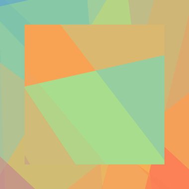 Soyut hesaplama rengi Polygones arkaplan çizimi