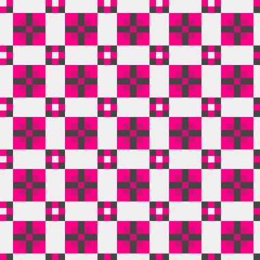 Soyut çapraz desenli üretken hesaplama sanatı çizimi