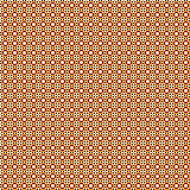 Soyut çapraz desenli üretken hesaplama sanatı çizimi