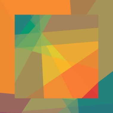 Soyut hesaplama rengi Polygones arkaplan çizimi