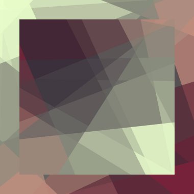 Soyut hesaplama rengi Polygones arkaplan çizimi