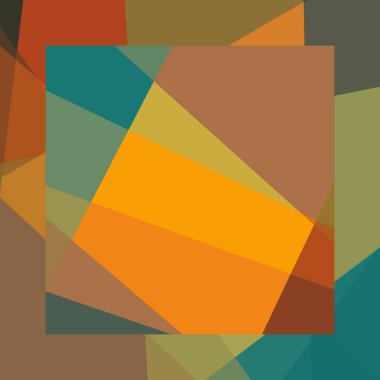 Soyut hesaplama rengi Polygones arkaplan çizimi