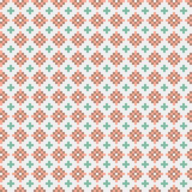 Soyut çapraz desenli üretken hesaplama sanatı çizimi