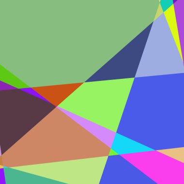 Geometrik soyutlama üretken sanat arkaplan çizimi