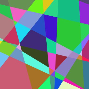 Geometrik soyutlama üretken sanat arkaplan çizimi